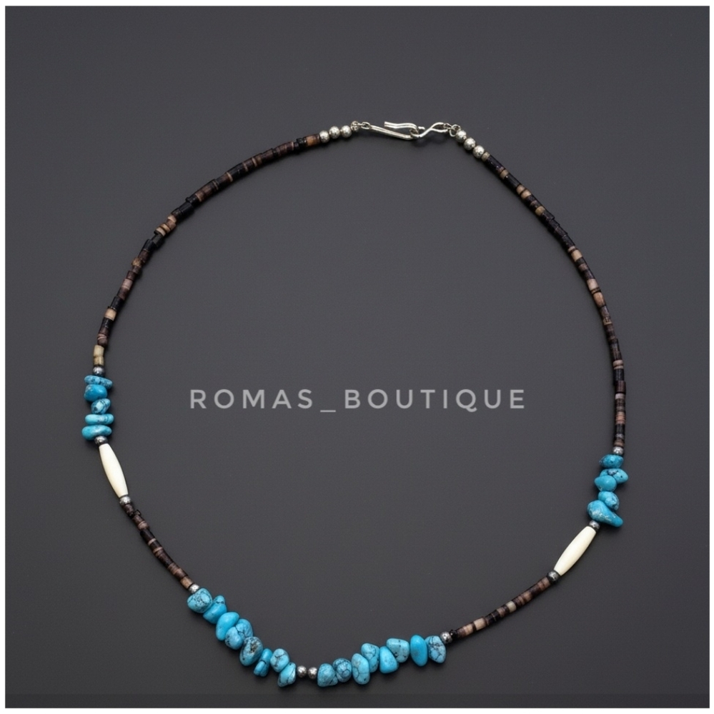 Vintage heshi bead necklace